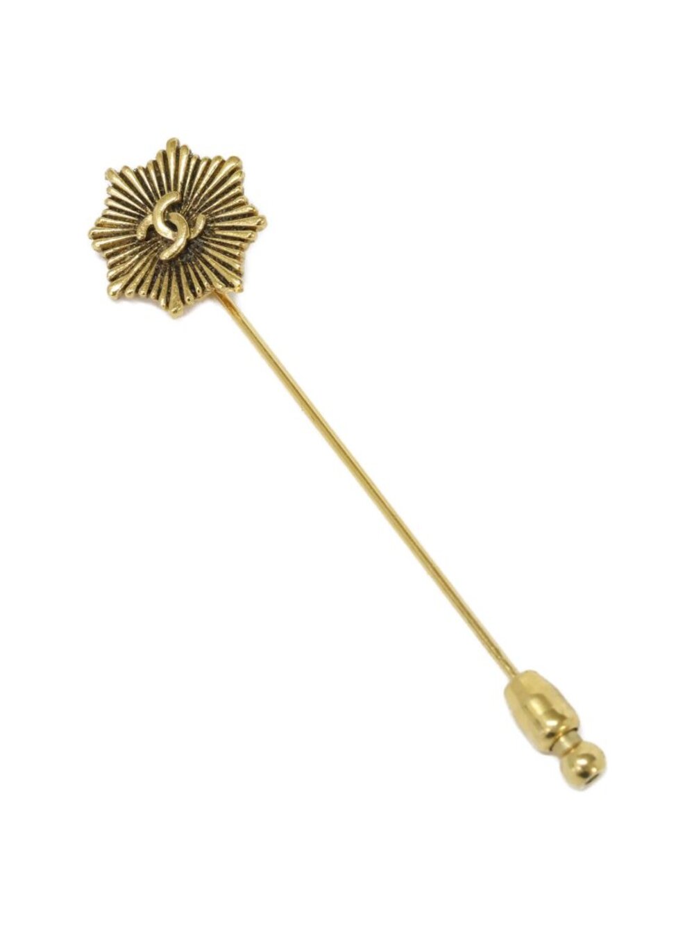 Chanel CC Logo Pin Brooch